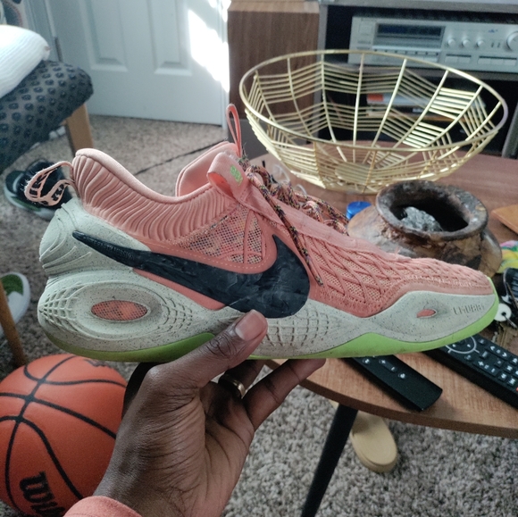 nike cosmic unity apricot on feet